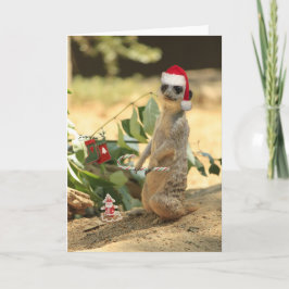 Glada Meerkat Helgkort