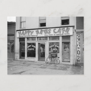 Glada Nyheter Café, 1938 Vykort