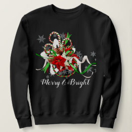 Glada och ljusa julgodisrandiga karamellstavar t shirt