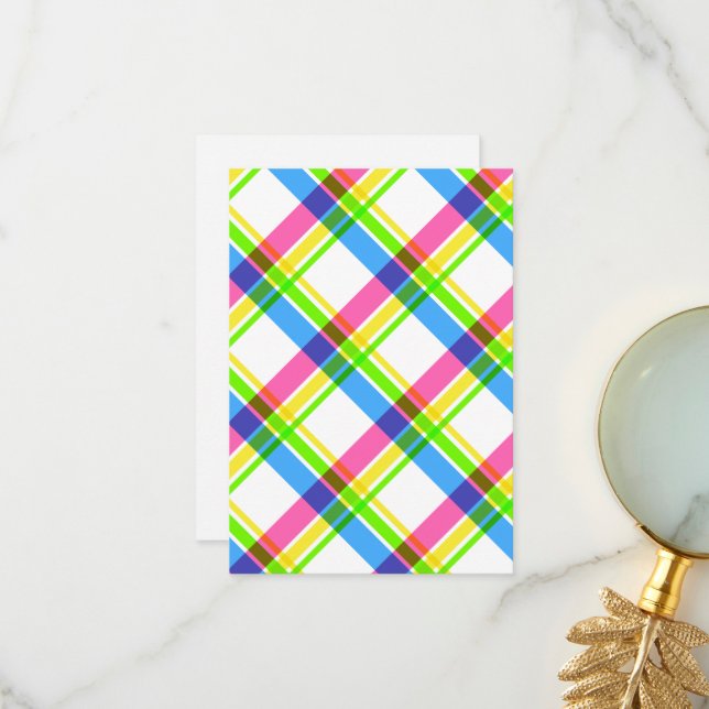 Glada och ljusa vikta tack-kort tack kort (Fram/Back In Situ)