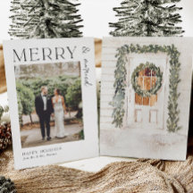 Glada och nygifta herr och fru Jul