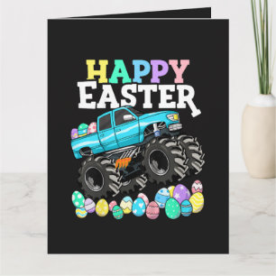 Glada påsk Monstertruck påskägg Tack Kort