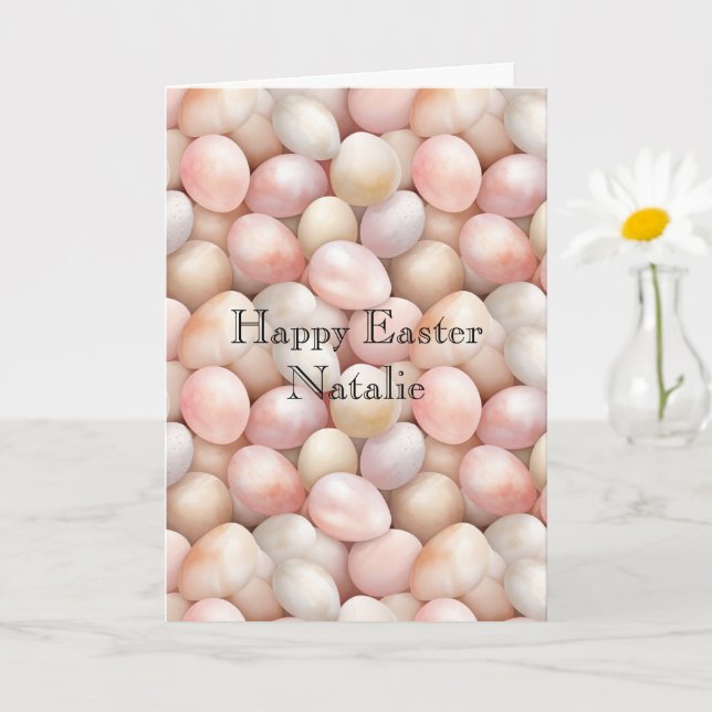Glada Påsk Persika Rosa Ägg   Kort (Liten växt)