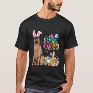 Glada påskägg Kanin Hund Tysk Shepherd Pojkar G T Shirt