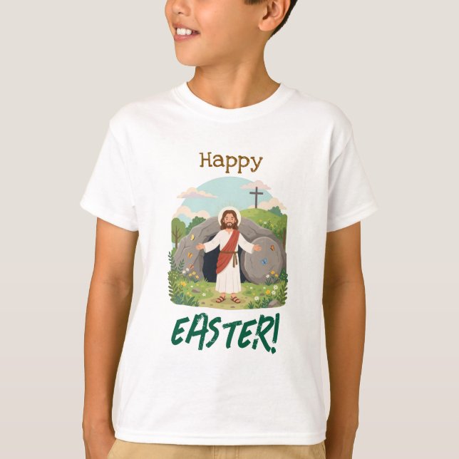 Glada påsken Välgångsönskningar Långfredag T Shirt (Framsida)
