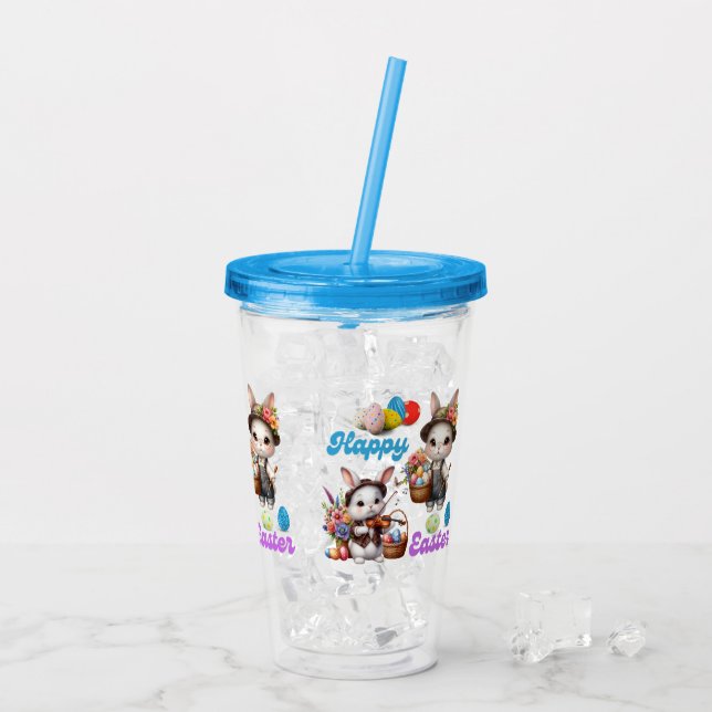 Glada påskharar  take away mugg (Baksida Ice)