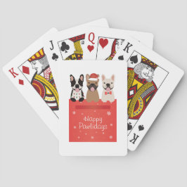 Glada Pawlidays Franska Bulldoggar Casinokort