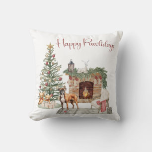 Glada Pawlidays Hund Design- Boxer Kudde
