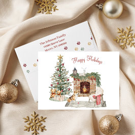 Glada Pawlidays Hund Design- Corgi Helgkort