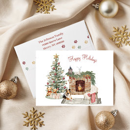 Glada Pawlidays Hund Design- Sheltie Helgkort