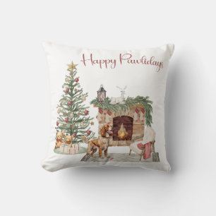 Glada Pawlidays Hunddesign - Brittany Spaniel Kudde