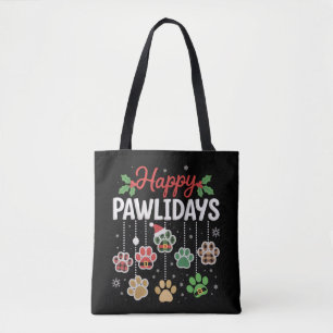 Glada Pawlidays Roliga Jul Hund Tass Jul Hundar Tygkasse