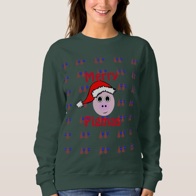 Glada Pigmas, ful jultröja Tee (Framsida)