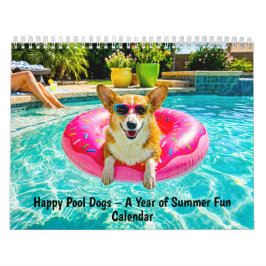 Glada poolhundar - Ett år av sommarskoj Kalender