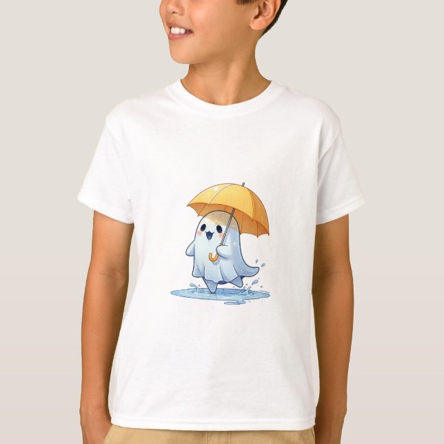 Glada Regnpölssgengar Barn T Shirt (Framsida)