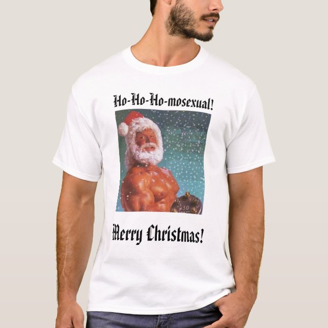 Glada Santa T-shirt (Framsida)