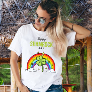 Glada Shamrock-dagen Holiday T-Shirt