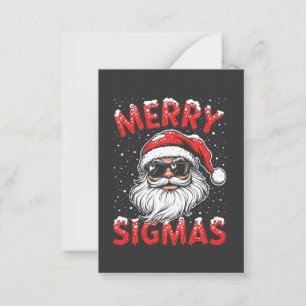 Glada Sigmas Roliga Gen Alpha Mellanstadiet Jul Anteckningskort
