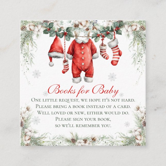 Glada små barn Babyshowerböcker för bebisar Tilläggskort (Framsida)
