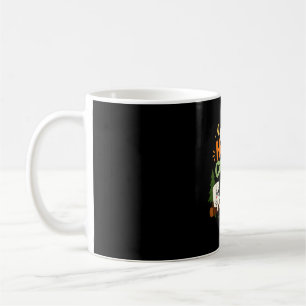 Glada små campare barn camping marshmallow-lag kaffemugg