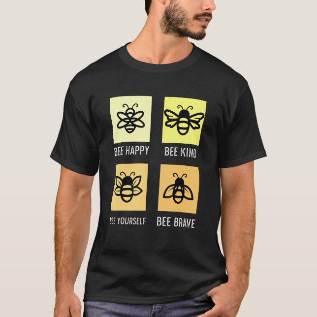 Glada Snälla Modiga Biodlare T Shirt (Framsida)