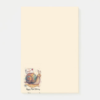 Glada Snigelpost Post-it Block