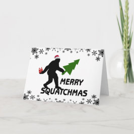 Glada Squatchmas Helgkort