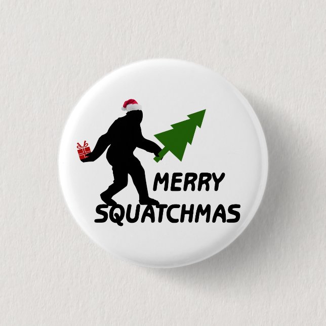 Glada Squatchmas Knapp (Framsida)