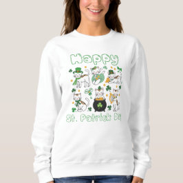 Glada St. Patrick dag Katter  T Shirt