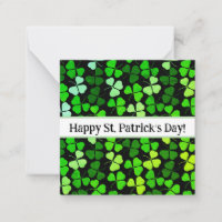 Glada St Patricks dag-kort, söta, fynda!