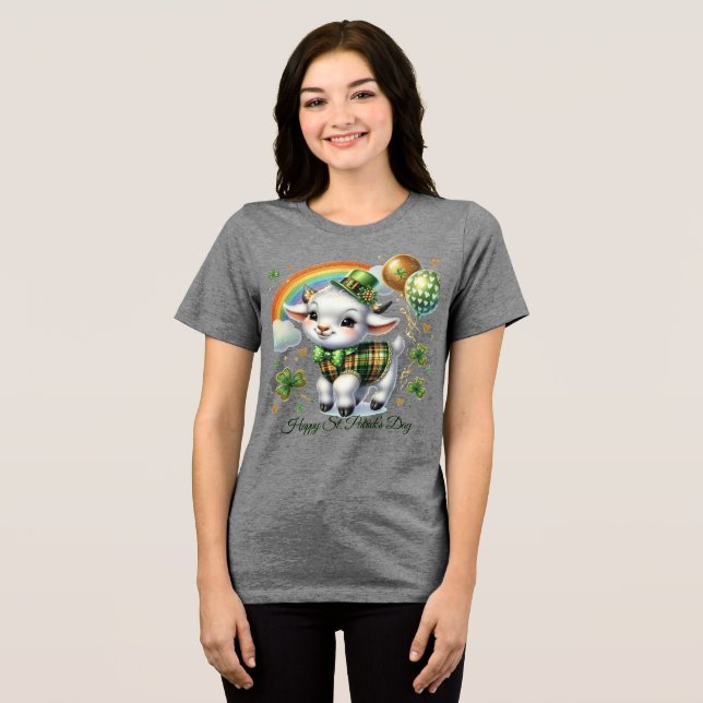 Glada St. Patricks Kvinnors T Shirt (Framsida Full)