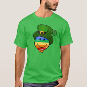 Glada Sts Patrick för Lgbt regnbågeflagga dag T-shirt