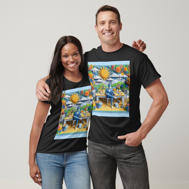 Glada Svärmannafest-ögonblick T Shirt (Unisex)