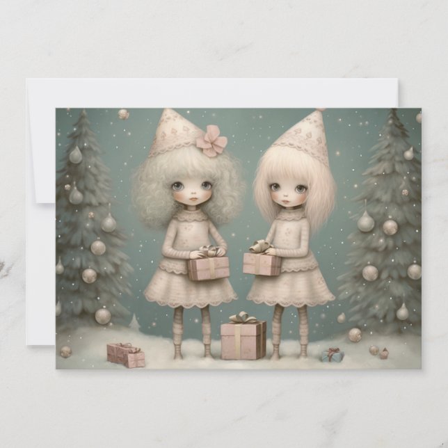 Glada Tider: Önskar Er en God Jul Julkort (Framsida)