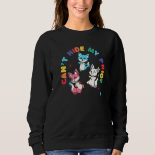 Glada transpersonella stolthetsrävar Hbtq Icke-bi T Shirt