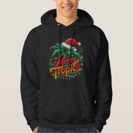 Glada Tropikerna Jul – Tomteluva Paljeträd Trop Hoodie