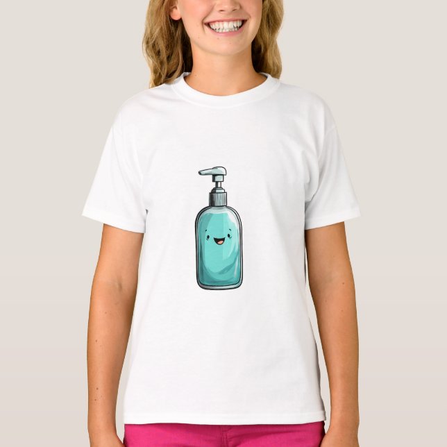 Glada Tvålflaskor Barn T Shirt (Framsida)