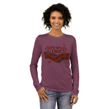 Glada Vibrationer Långärmad T-shirt