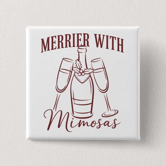 Gladare med Mimosas jul Prosecco vin fest Knapp (Framsida)