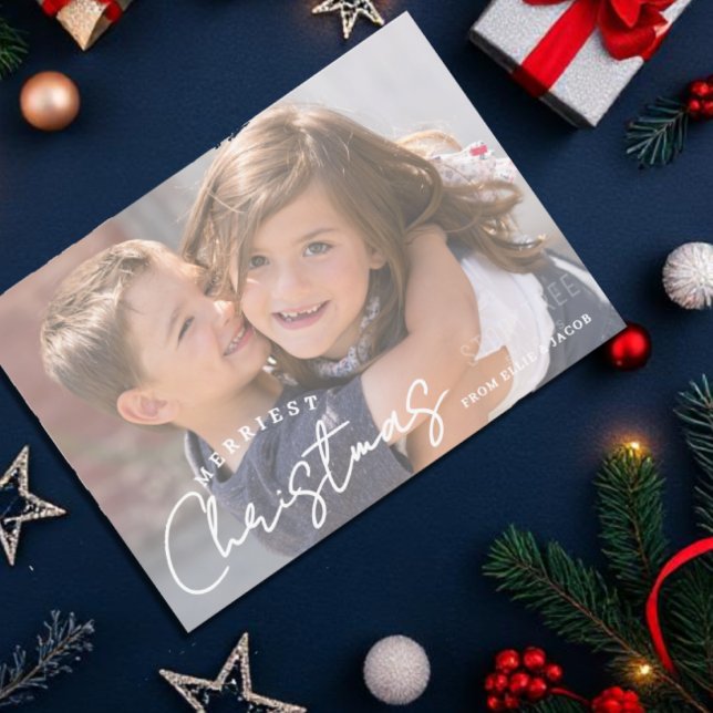 Gladast jul familje glädje jul julkort (Skapare uppladdad)