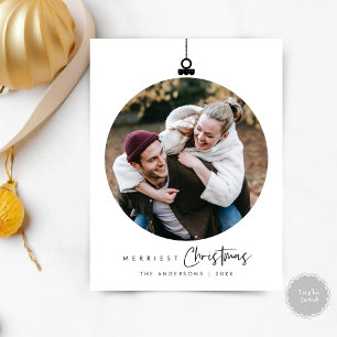 Gladast jul familjefoto, önskar boll vykort
