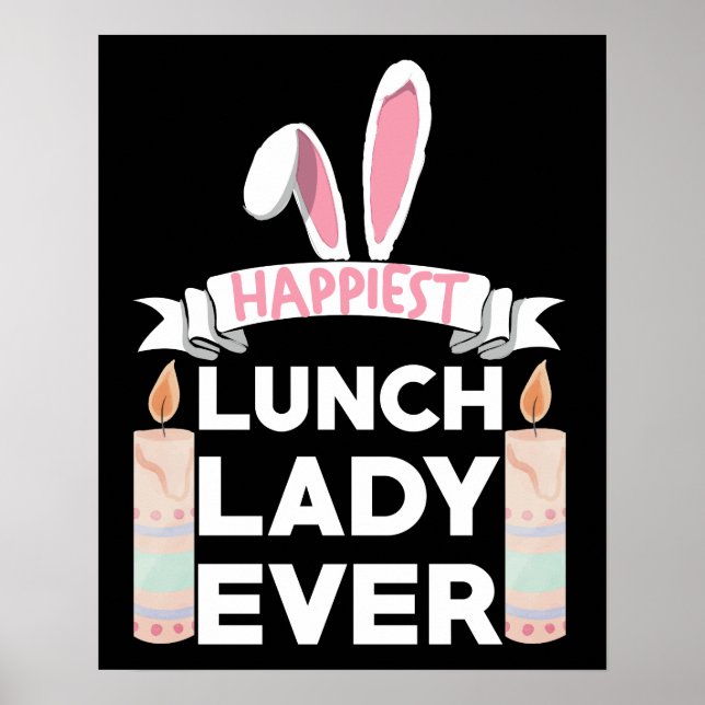 Gladast lunchdamen någonsin påskdagen poster (Framsidan)