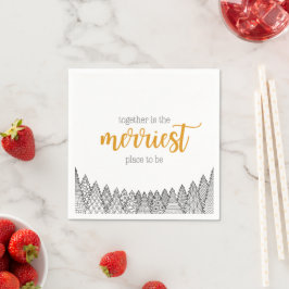Gladast Plats Att Vara Servetter | Guld