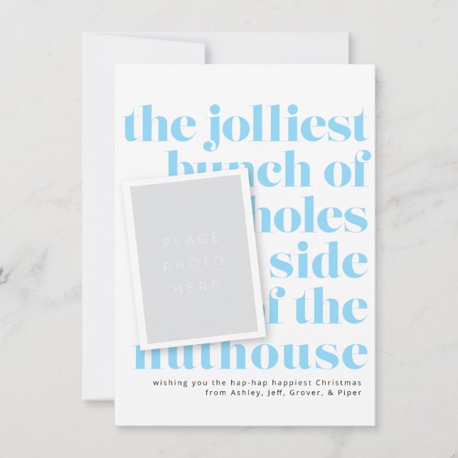 Gladaste gänget jultradition porträtt framsida inbjudningar (Framsida)