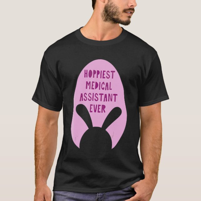 Gladaste medicinska assistent någonsin yrke t shirt (Framsida)