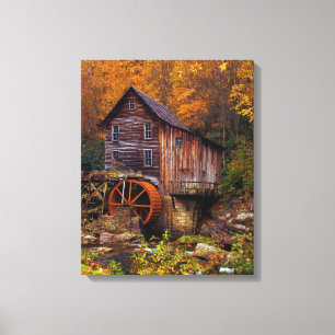 Glade Bäck Grist Mill Canvastryck