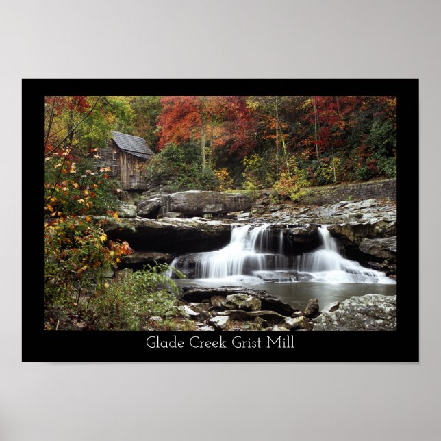 Glade Bäck Grist Mill Poster (Framsidan)