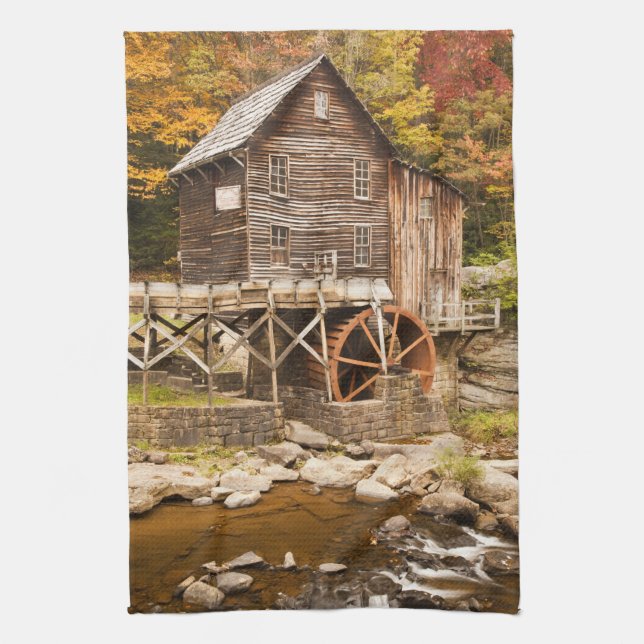 Glade Creek Grist Mill, Babcock State Park, 2 Kökshandduk (Vertikal)