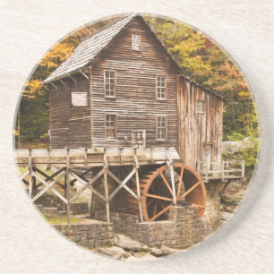 Glade Creek Grist Mill, Babcock State Park, 2 Underlägg Sandsten
