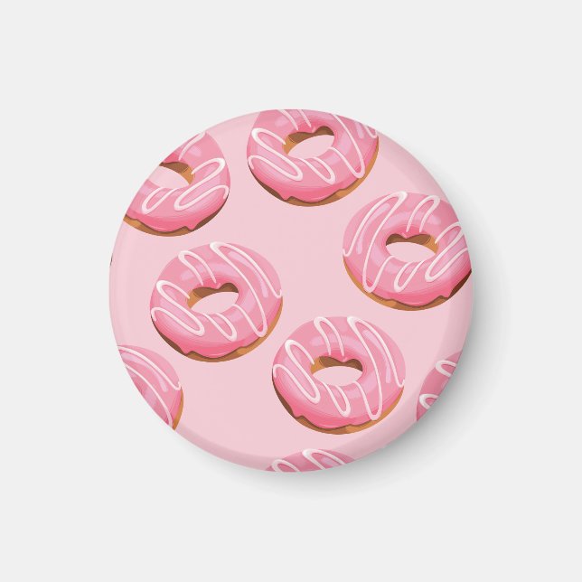 Glade Donuts sömlös bakgrund Magnet (Framsidan)